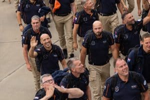 USAR.NL komt aan op vliegbasis Eindhoven na inzet in Venezuela